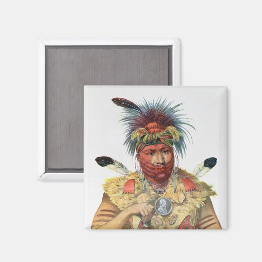 キツネ長Ne-Sou-A-Quoit マグネット (正面/裏面)