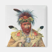 キツネ長Ne-Sou-A-Quoit マグネット (正面)