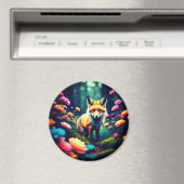 「キツネ開花」 マグネット (インサイチュ (食洗機))