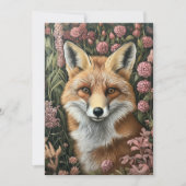 キツネ間春開花 招待状 (正面)