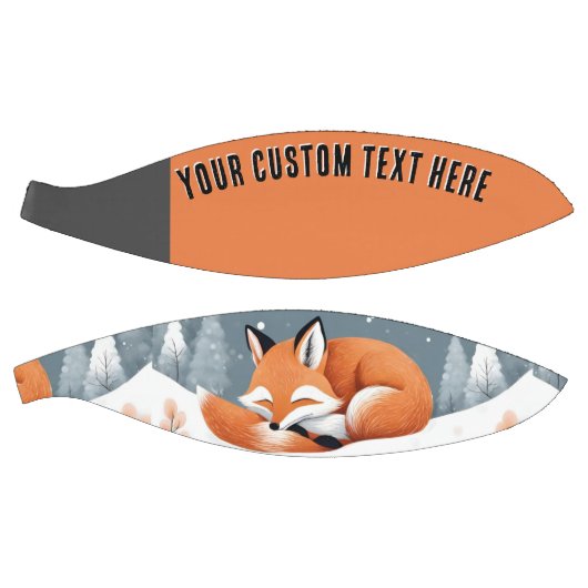 キツネ雪の冬の野生動物の動物の自然で眠る バスケットボール (パネル)