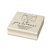 キツネ頭かわいい野生動物 ラバースタンプ (スタンプ)