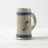 キツネ顔コーヒーマグ ビールジョッキ (正面右)