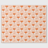 キツネ顔名動物 ラッピングペーパー (フラット)