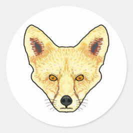 キツネ顔 ラウンドシール