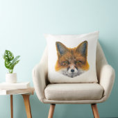 キツネ顔-絵画のアクリル酸 クッション (椅子)