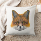 キツネ顔-絵画のアクリル酸 クッション (ブランケット)