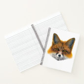 キツネ顔-絵画のアクリル酸 ノートブック (内部)