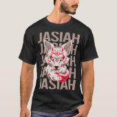キツネ顔- Jasiah名 Tシャツ (正面)