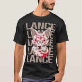 キツネ顔- Lance名 Tシャツ (正面)