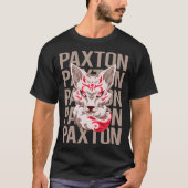 キツネ顔- Paxton名 Tシャツ (正面)