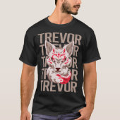 キツネ顔- Trevor名 Tシャツ (正面)