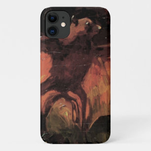 キツネ飛んでいるこうもりバイビンセントヴァンゴッホ iPhone 11 ケース