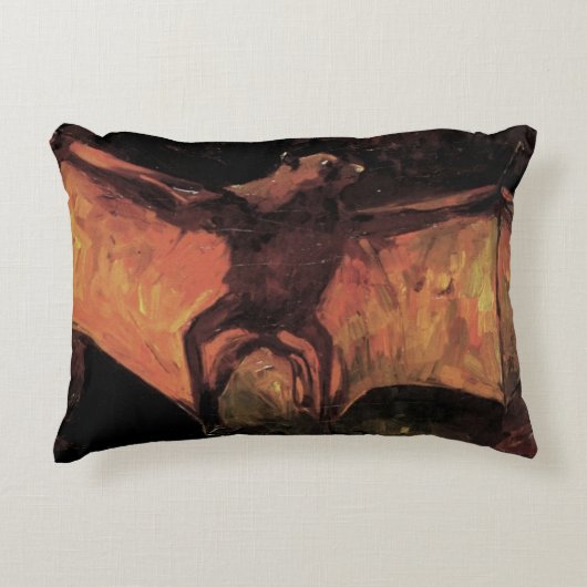 キツネ飛んでいるこうもりバイビンセント・ヴァン・ゴッホ アクセントクッション (正面)