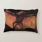 キツネ飛んでいるこうもりバイビンセント・ヴァン・ゴッホ アクセントクッション (裏面)