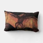 キツネ飛んでいるこうもりバイビンセント・ヴァン・ゴッホ ランバークッション (裏面)