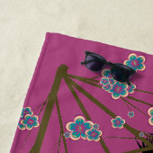 キツネ飛んでいるボイセンベリービーチタオル ビーチタオル (インサイチュ)