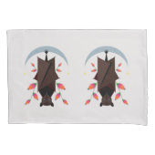 キツネ飛んでいる標準枕ローケース 枕カバー (正面左)