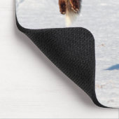 キツネ飛躍 |ユーコン（カナダ） マウスパッド (コーナー)