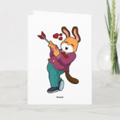 キツネ馬揃え カード (裏面)