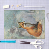 キツネ魅惑された森の森の妖精の物語のデコップル 薄葉紙 (クラフト)