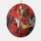 キツネ1913年 セラミックオーナメント (左)