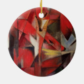 キツネ1913年 セラミックオーナメント (裏面)