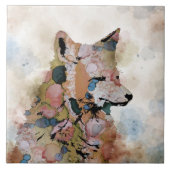 キツネ1 タイル (正面)