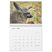 キツネ2021 by Chris Milligan カレンダー (3月 2026)