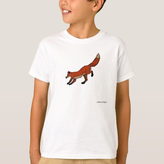 キツネ2 Tシャツ (正面)