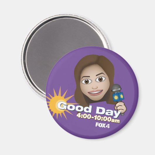 キツネ4グッドデイエモジハンナ冷凍機磁石 マグネット (正面/裏面)