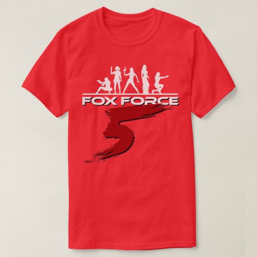 キツネ5 Tシャツ (デザイン正面)