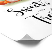 キツネ – お菓子とお菓子ベビーシャワー ポスター (角)