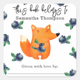 キツネ – この本は スクエアシール