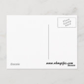 キツネ,アディロンダック山脈(NY) ポストカード (裏面)