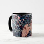 キツネ・イン・ザ・フォレスト、ウィリアム・モリス マグカップ (正面左)