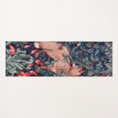 キツネ·イン·ザ·フォレスト、ウィリアム·モリス ヨガマット (正面(横))