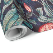 キツネ・イン・ザ・フォレスト、ウィリアム・モリス ラッピングペーパー (ロールコーナー)