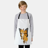 キツネ(ウィング付き) エプロン (着用した状態)