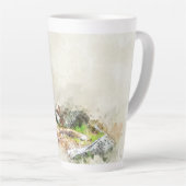 キツネ カフェラテマグ (右アングル)