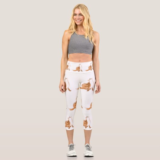 キツネ カプリレギンス (正面)