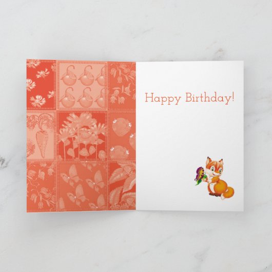 キツネ カード (内部)