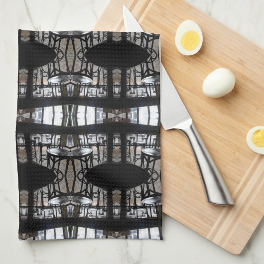 キツネ キッチンタオル (四つ折り)