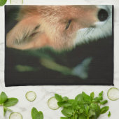 キツネ キッチンタオル (折り畳み)