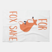 キツネ キッチンタオル (横)
