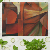 キツネ キッチンタオル (折り畳み)