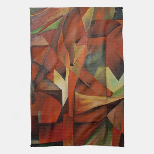 キツネ キッチンタオル (縦)