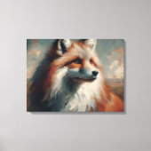 キツネ キャンバスプリント (正面)