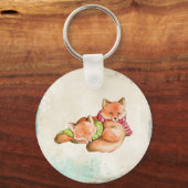 キツネ キーホルダー (正面)