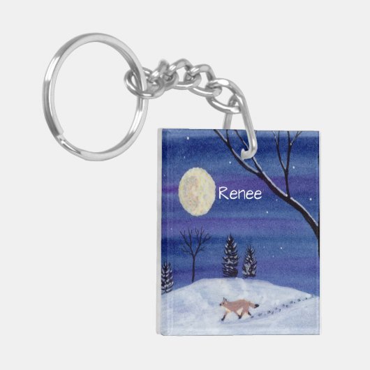 キツネ キーホルダー (正面左)